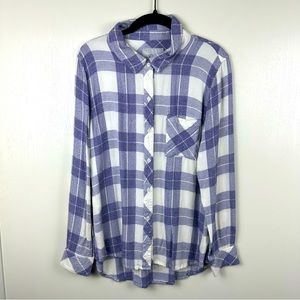Rails Women’s Hunter River Melange Flannel Shirt Size S
